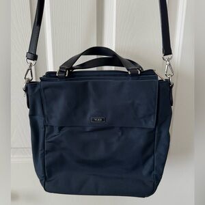 Tumi Dark Blue Crossbody Bag EC